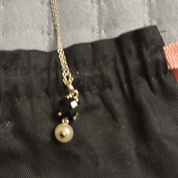 Like New [$139] Tous Silver Erma Necklace with Onix, Pearl and Spinel 🐻 - Picture 6 of 6